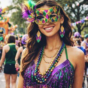 3 Piece Mardi Gras/Parade Outfit